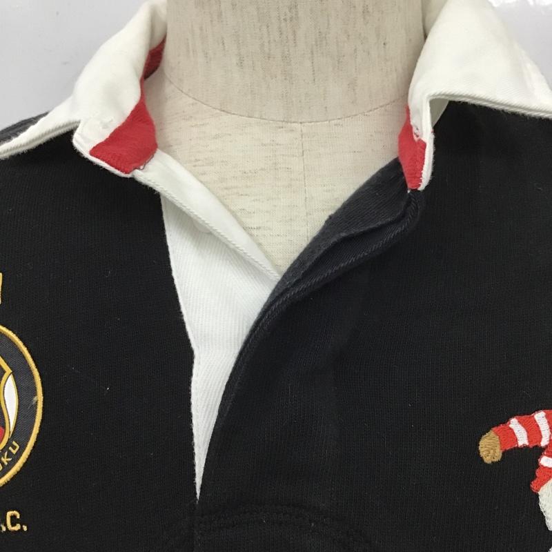 ラルフローレン RALPHLAUREN ポロシャツ 長袖 長袖ポロシャツ カラーシャツ ラガーシャツ S ロゴ、文字 黒 / ブラック / メンズ USED 古着 中古 10105101