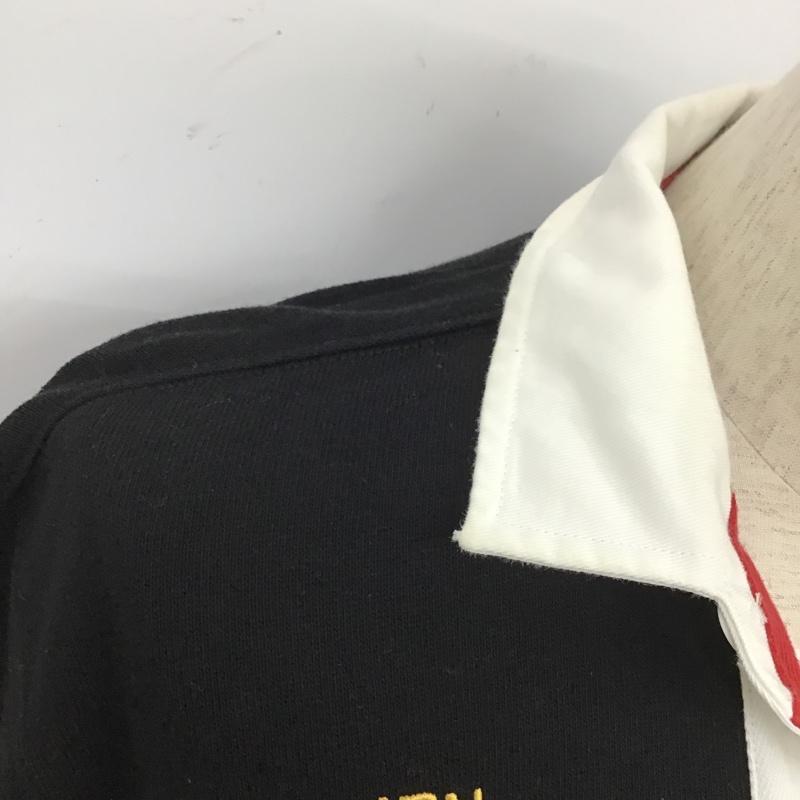ラルフローレン RALPHLAUREN ポロシャツ 長袖 長袖ポロシャツ カラーシャツ ラガーシャツ S ロゴ、文字 黒 / ブラック / メンズ USED 古着 中古 10105101