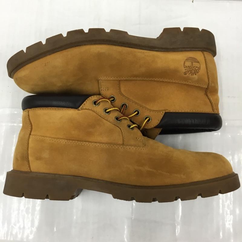 ティンバーランド Timberland ブーツ ショートブーツ 8182 BASIC CHUKKA 8.5W US:8.5 ロゴ、文字 キャメル / キャメル / メンズ USED 古着 中古 10105105