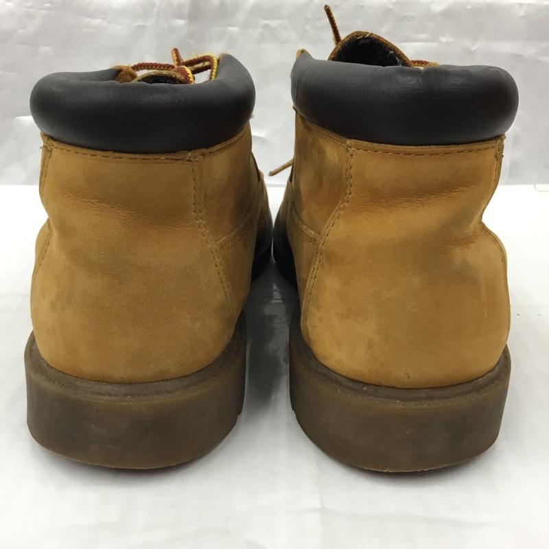 ティンバーランド Timberland ブーツ ショートブーツ 8182 BASIC CHUKKA 8.5W US:8.5 ロゴ、文字 キャメル / キャメル / メンズ USED 古着 中古 10105105
