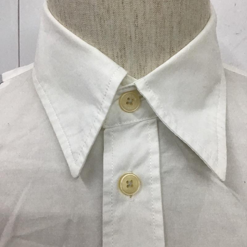 ポールスミスジーンズ Paul Smith JEANS シャツ、ブラウス 長袖 長袖シャツ カラーシャツ カジュアルシャツ 長袖カットソー S 無地 白 / ホワイト / X 灰 / グレー / メンズ USED 古着 中古 10105108