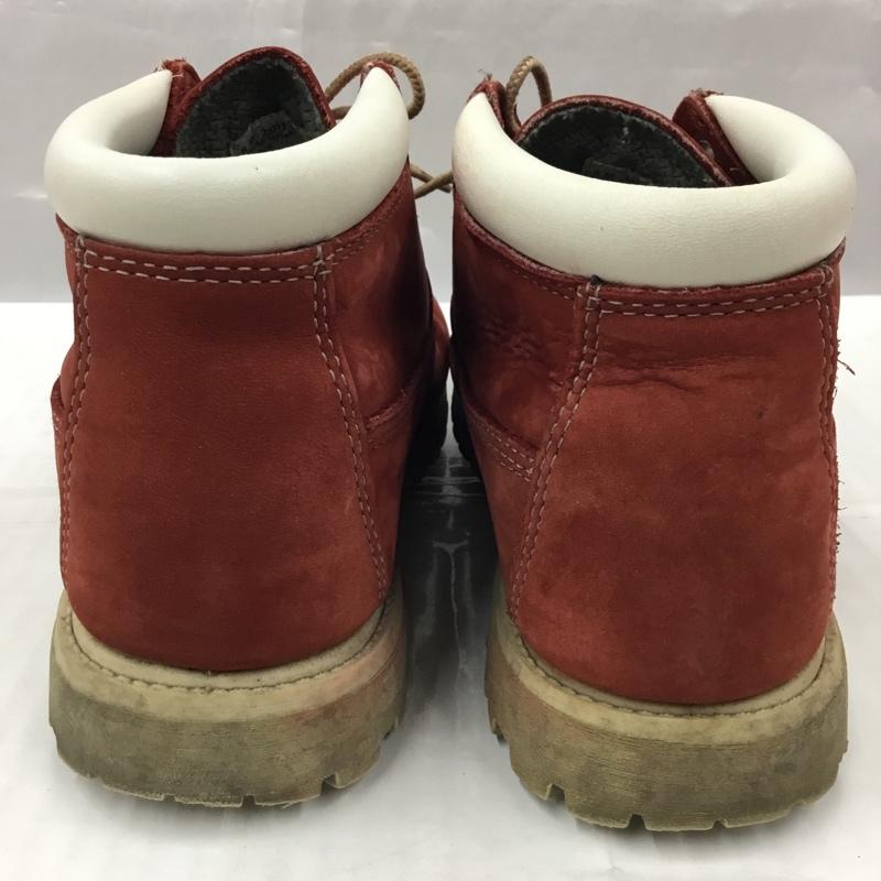 ティンバーランド Timberland ブーツ ショートブーツ 23319 チャッカブーツ 8M ワンポイント 赤 / レッド / メンズ USED 古着 中古 10105113