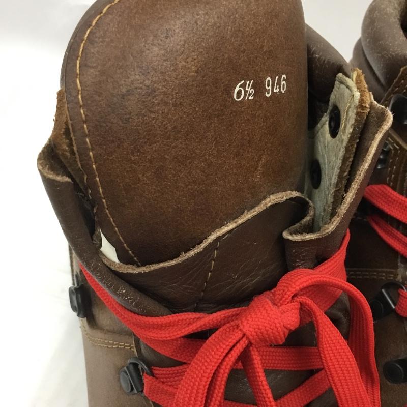 古着 USED アウトドアシューズ アウトドアシューズ 946 レザー トレッキングシューズ 61/2 6.5 ロゴ、文字 茶 / ブラウン / メンズ USED 古着 中古 10105121
