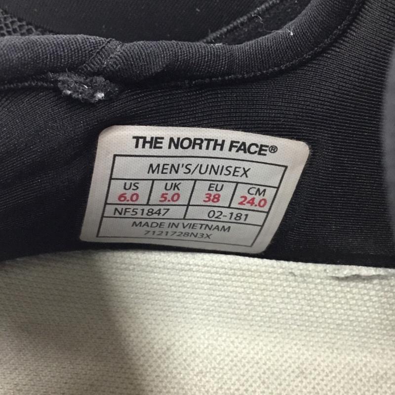 ザノースフェイス THE NORTH FACE スニーカー スニーカー NF51847 トラバース ロー 3 24cm 24.0cm ロゴ、文字 黒 / ブラック / レディース USED 古着 中古 10105124