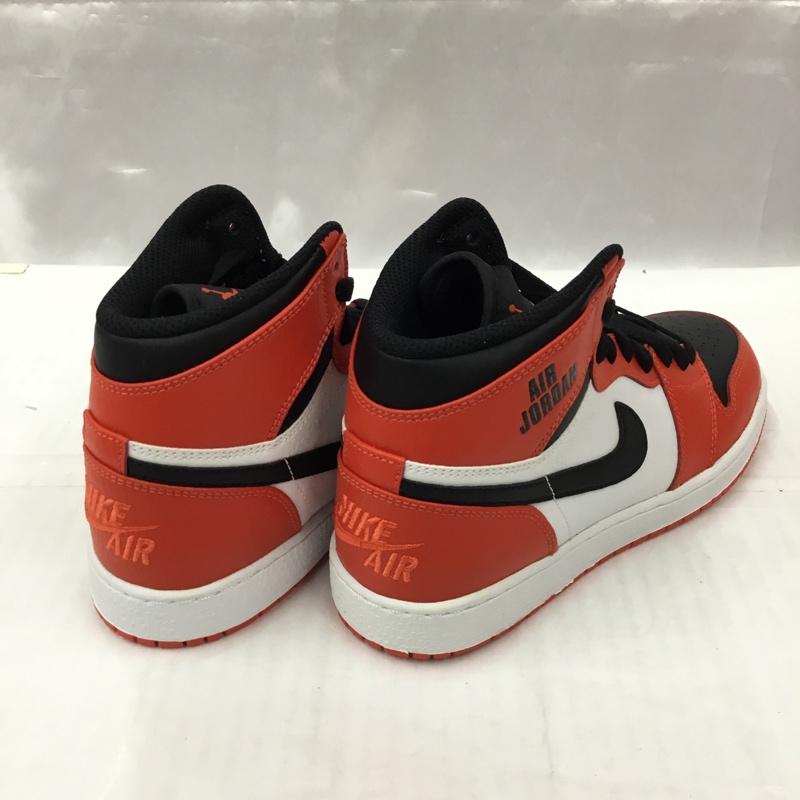 ナイキ NIKE スニーカー スニーカー 705300-800 AIR JORDAN 1 RETRO HIGH BG 22.5cm 箱有 22.5cm ロゴ、文字 白 / ホワイト / X 黒 / ブラック / X 橙 / オレンジ / レディース USED 古着 中古 10105131