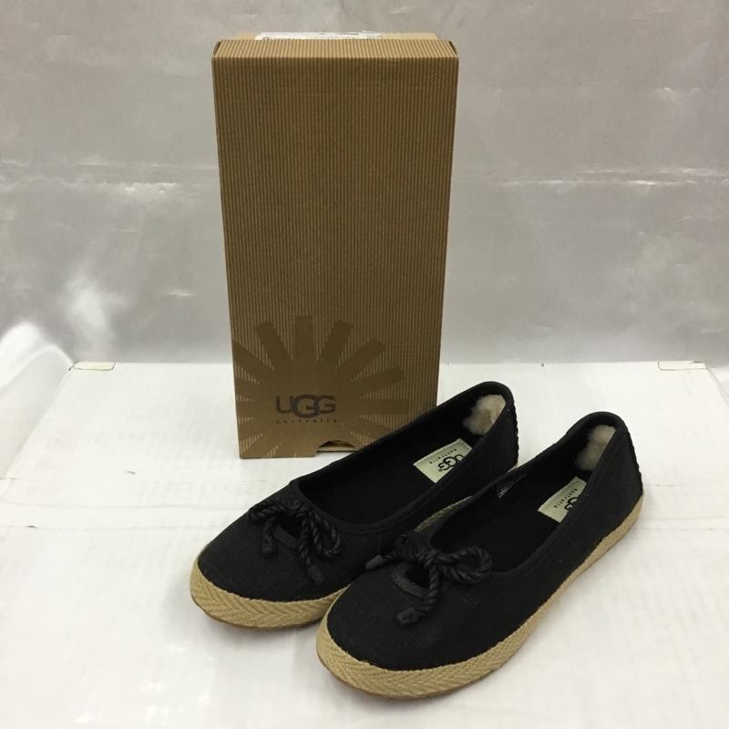 アグ UGG パンプス パンプス 1008397 SYLESTE スリッポン 24cm 箱有 24.0cm 無地 黒 / ブラック / X ベージュ / ベージュ / レディース USED 古着 中古 10105132