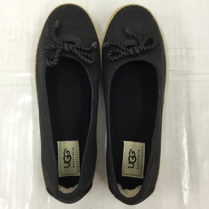 アグ UGG パンプス パンプス 1008397 SYLESTE スリッポン 24cm 箱有 24.0cm 無地 黒 / ブラック / X ベージュ / ベージュ / レディース USED 古着 中古 10105132