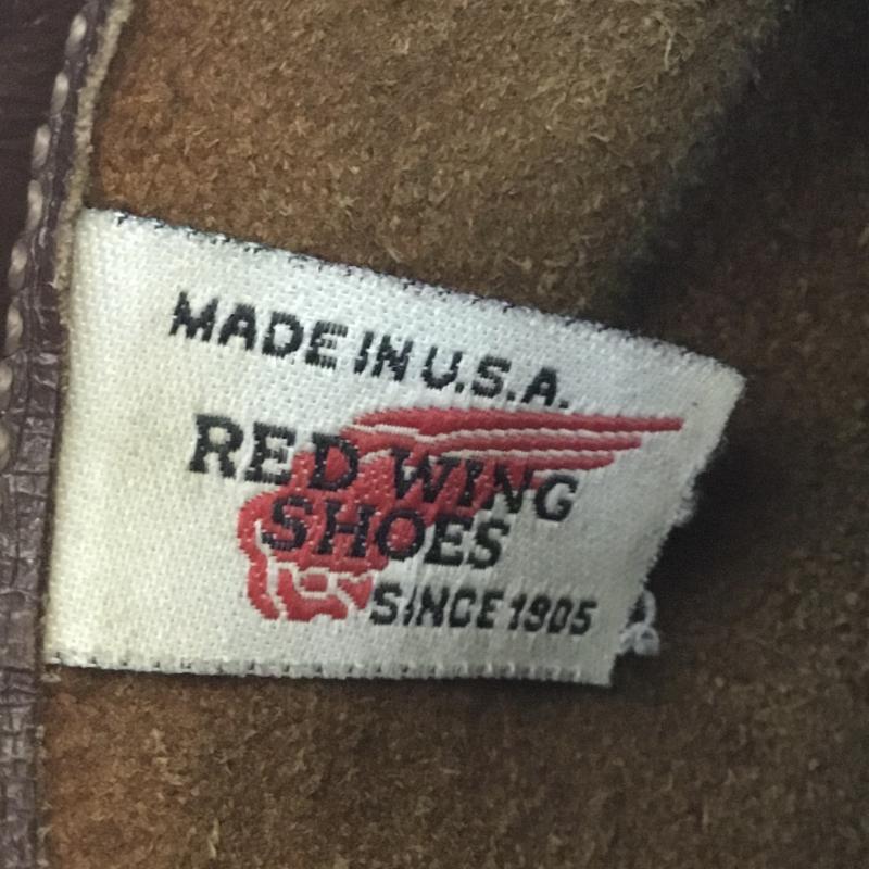 レッドウィング RED WING ブーツ 一般 875 縦羽タグ USA製 US:9.5 茶 / ブラウン / メンズ USED 古着 中古 10105151