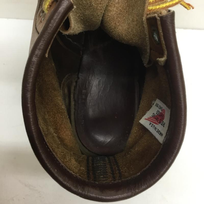 レッドウィング RED WING ブーツ 一般 875 縦羽タグ USA製 US:9.5 茶 / ブラウン / メンズ USED 古着 中古 10105151