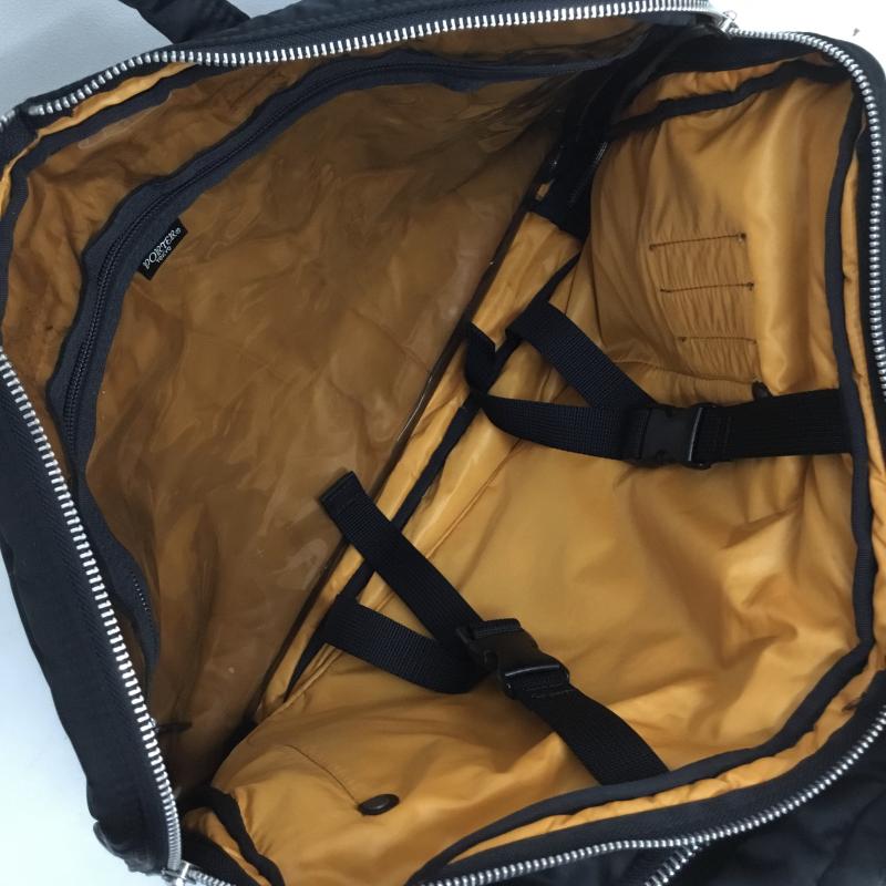 ポーター PORTER ブリーフケース、書類かばん ブリーフケース、書類かばん TANKER 2WAY BRIEFCASE ロゴ、文字 黒 / ブラック / メンズ USED 古着 中古 10105156