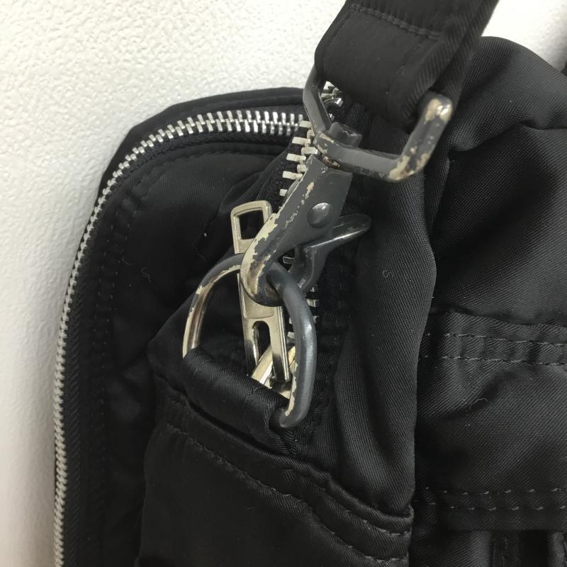 ポーター PORTER ブリーフケース、書類かばん ブリーフケース、書類かばん TANKER 2WAY BRIEFCASE ロゴ、文字 黒 / ブラック / メンズ USED 古着 中古 10105156