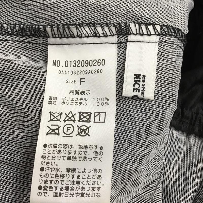 ナイスクラップ NICE CLAUP ワンピース ロングスカート 0132090260 シャーリングキャミワンピース ノースリーブキャミワンピース ロングワンピース FREE 無地 黒 / ブラック / レディース USED 古着 中古 10105175