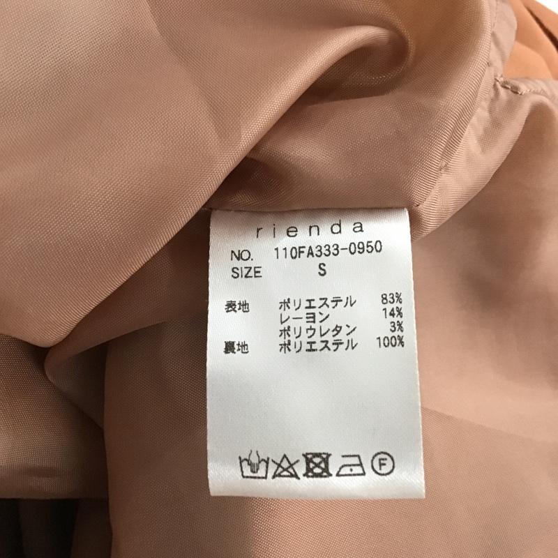 リエンダ rienda ワンピース ロングスカート 110FA333-0950 BigカラーデザインマーメイドOP ロングワンピース ノースリーブ フレアワンピース S 無地 橙 / オレンジ / レディース USED 古着 中古 10105176