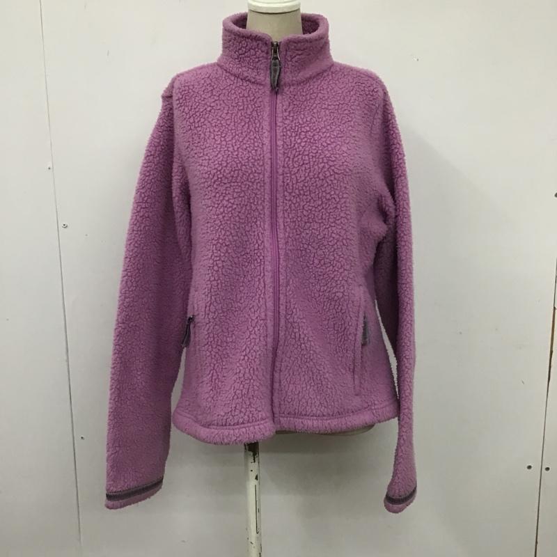 エルエルビーン L.L.Bean ジャケット、上着 ジャンパー、ブルゾン ジップアップジャケット フリースジャケット アウター 無地 桃 / ピンク / レディース USED 古着 中古 10105190