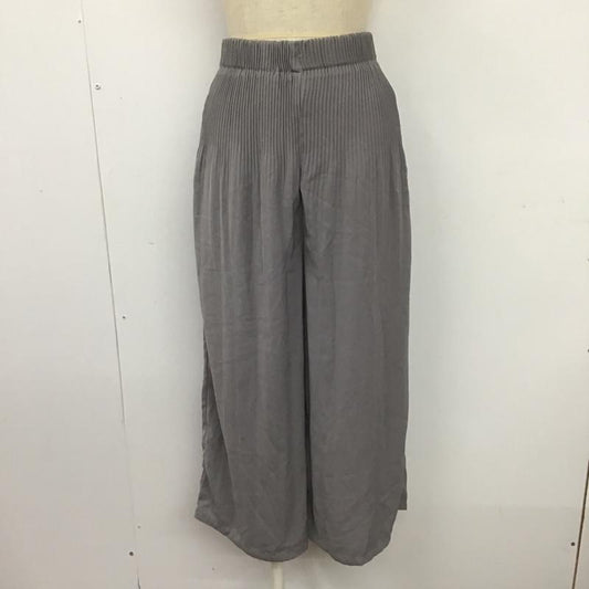 カスタネ Kastane パンツ ワークパンツ、ペインターパンツ KA16D0020010110 ワイドパンツ カジュアルパンツ プリーツパンツ フレアパンツ FREE 無地 灰 / グレー /  レディース USED 古着 中古 10105196