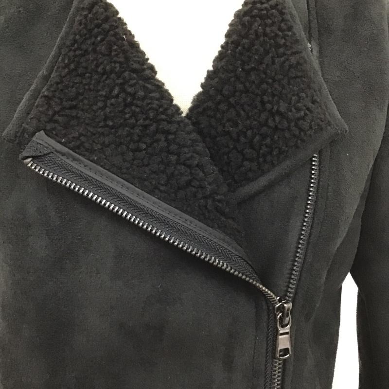 バナナリパブリック BANANA REPUBLIC ジャケット、上着 ジャンパー、ブルゾン ジップアップジャケット ノーカラージャケット アウター S 無地 黒 / ブラック / レディース USED 古着 中古 10105199