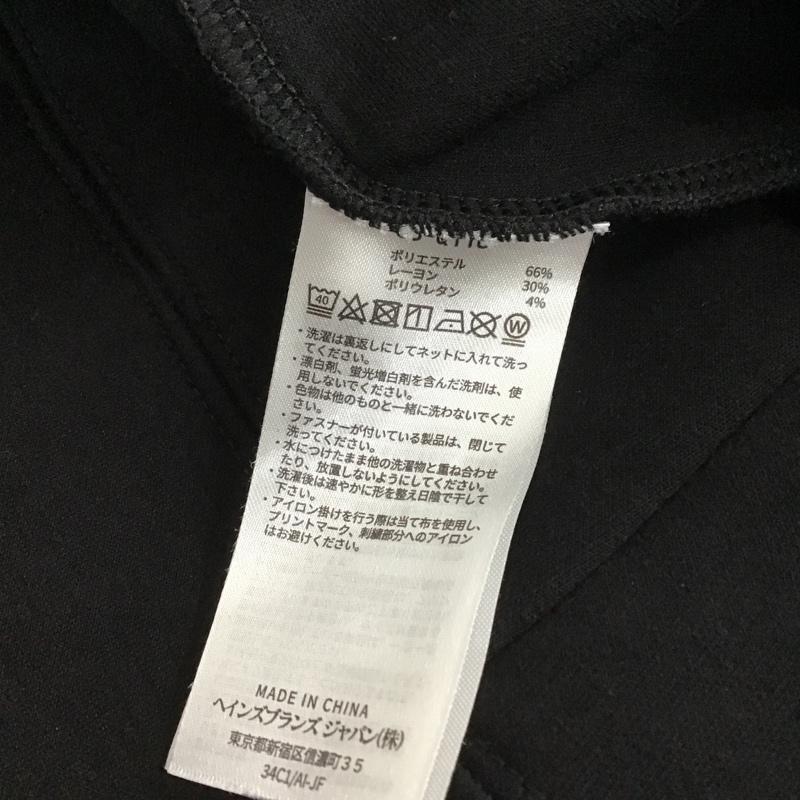 チャンピオン Champion パーカー 長袖 C3-Q110 プルオーバーパーカー 長袖パーカー スウェット L ロゴ、文字 黒 / ブラック / メンズ USED 古着 中古 10105221