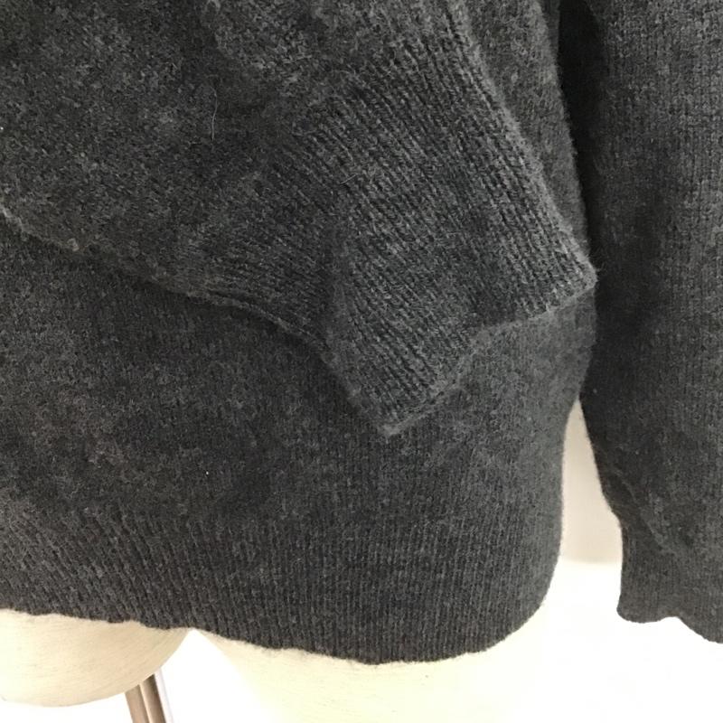 ポロバイラルフローレン Polo by RALPH LAUREN ニット、セーター 長袖 長袖ニット セーター Vネック 長袖カットソー M ロゴ、文字 灰 / グレー / メンズ USED 古着 中古 10105223