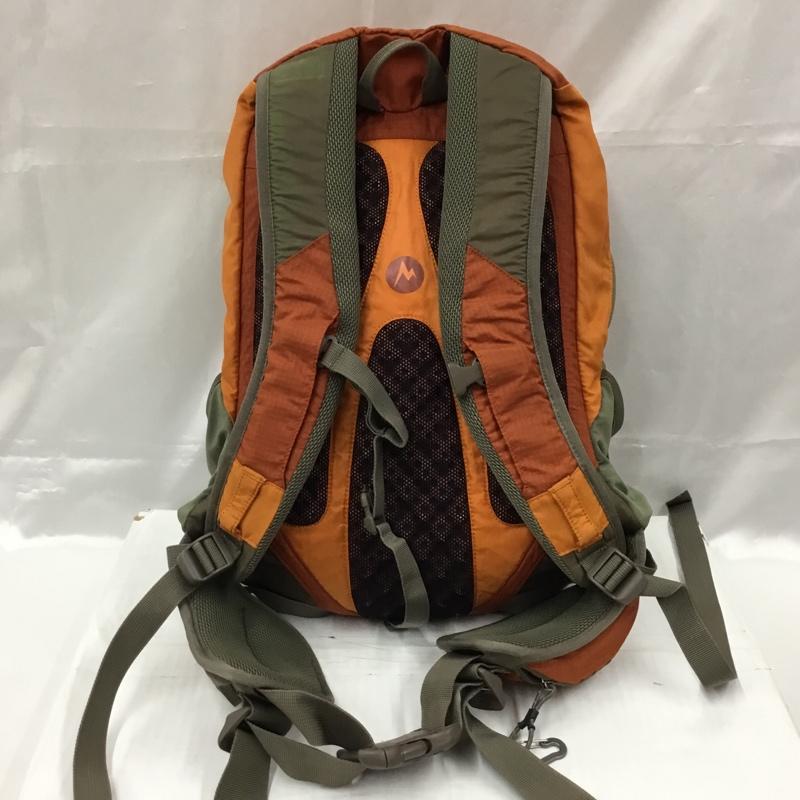 マーモット Marmot リュックサック、デイパック リュックサック、デイバッグ アウトドアリュック バックパック 登山リュック ロゴ、文字 橙 / オレンジ / X 茶 / ブラウン / メンズ USED 古着 中古 10105239