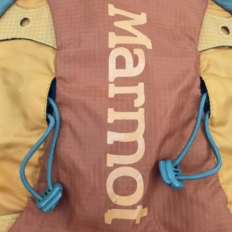 マーモット Marmot リュックサック、デイパック リュックサック、デイバッグ アウトドアリュック バックパック 登山リュック ロゴ、文字 橙 / オレンジ / X 茶 / ブラウン / メンズ USED 古着 中古 10105239