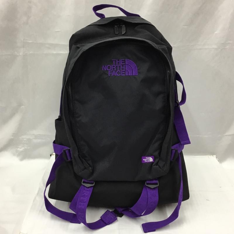 ザ ノースフェイス パープルレーベル THE NORTH FACE PURPLE LABEL リュックサック、デイパック リュックサック、デイバッグ NN7905N CORDURA Nylon DayPack ロゴ、文字 黒 / ブラック / X 紫 / パープル / メンズ USED 古着 中古 10105240
