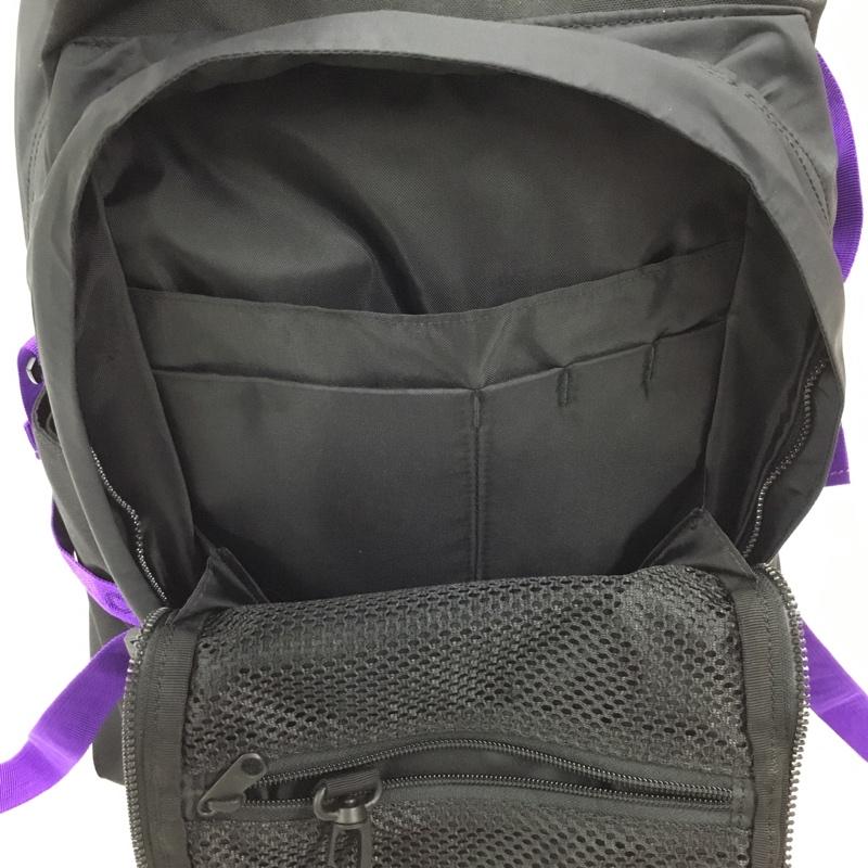 ザ ノースフェイス パープルレーベル THE NORTH FACE PURPLE LABEL リュックサック、デイパック リュックサック、デイバッグ NN7905N CORDURA Nylon DayPack ロゴ、文字 黒 / ブラック / X 紫 / パープル / メンズ USED 古着 中古 10105240