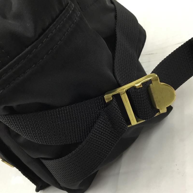 ポーター PORTER ウエストバッグ ウエストバッグ X-GIRL INSIDE LEOPARD WAIST BAG ロゴ、文字 黒 / ブラック / X 金 / ゴールド / レディース USED 古着 中古 10105245
