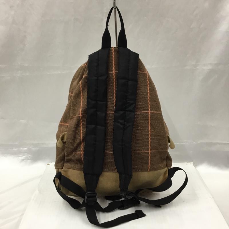 ザ ノースフェイス パープルレーベル THE NORTH FACE PURPLE LABEL リュックサック、デイパック リュックサック、デイバッグ NN7653 チェック ロゴ、文字 茶 / ブラウン / X ベージュ / ベージュ / X 橙 / オレンジ / レディース USED 古着 中古 10105247