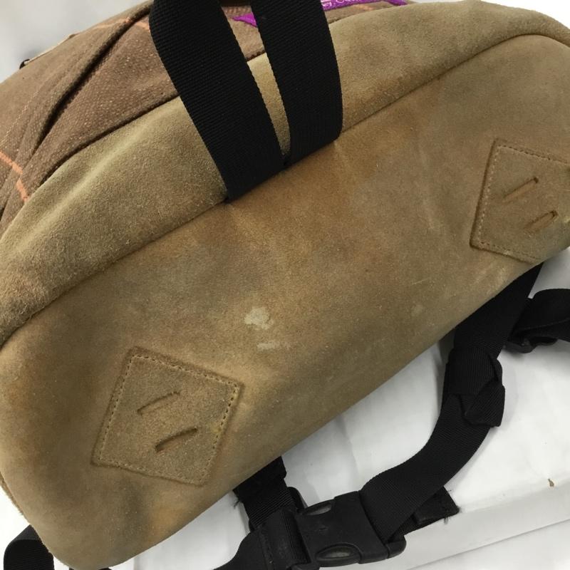 ザ ノースフェイス パープルレーベル THE NORTH FACE PURPLE LABEL リュックサック、デイパック リュックサック、デイバッグ NN7653 チェック ロゴ、文字 茶 / ブラウン / X ベージュ / ベージュ / X 橙 / オレンジ / レディース USED 古着 中古 10105247