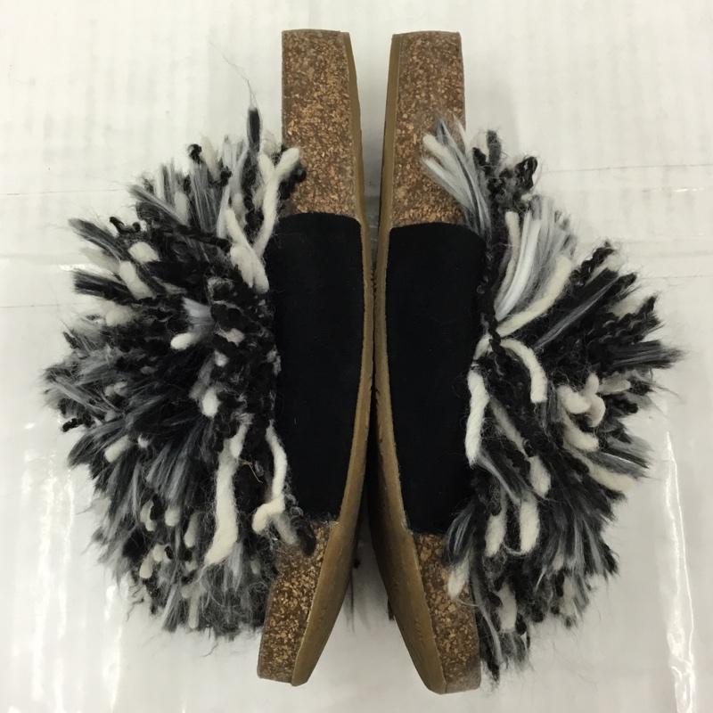 アグ UGG サンダル サンダル 1020079 Cindi フリンジ 22cm 22.0cm 無地 白 / ホワイト / X 黒 / ブラック / X 灰 / グレー / レディース USED 古着 中古 10105262