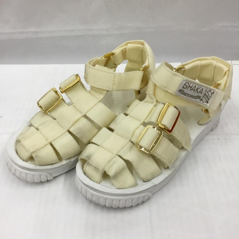 シャカ SHAKA サンダル サンダル Another Edition 15th 別注 24cm 24.0cm ロゴ、文字 白 / ホワイト / レディース USED 古着 中古 10105263