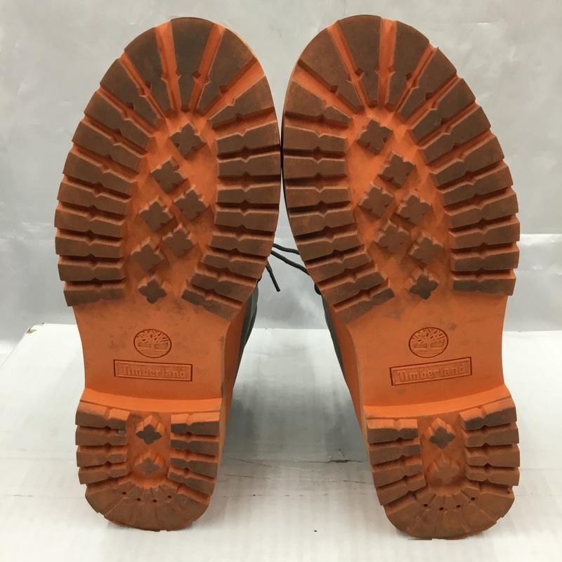 ビリオネア・ボーイズ・クラブ BILLIONAIRE BOYS CLUB ブーツ ショートブーツ A5SAP Bee Line Timberland 28cm 箱有 28.0cm ロゴ、文字 カーキ / カーキ / X 橙 / オレンジ / メンズ USED 古着 中古 10105296