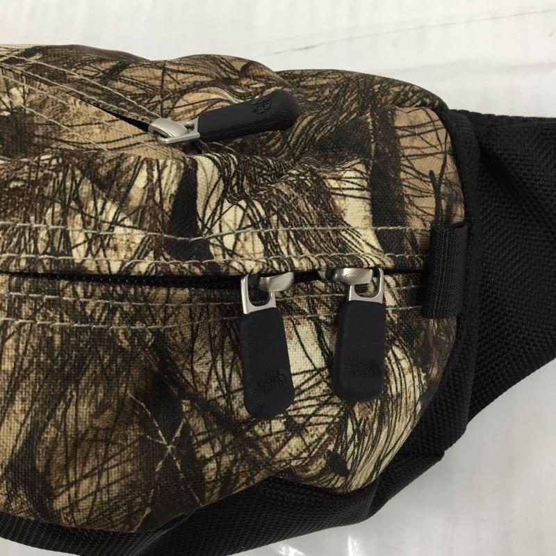 ザノースフェイス THE NORTH FACE ウエストバッグ ウエストバッグ NM72100 SWEEP ロゴ、文字 黒 / ブラック / X 茶 / ブラウン / メンズ USED 古着 中古 10105300
