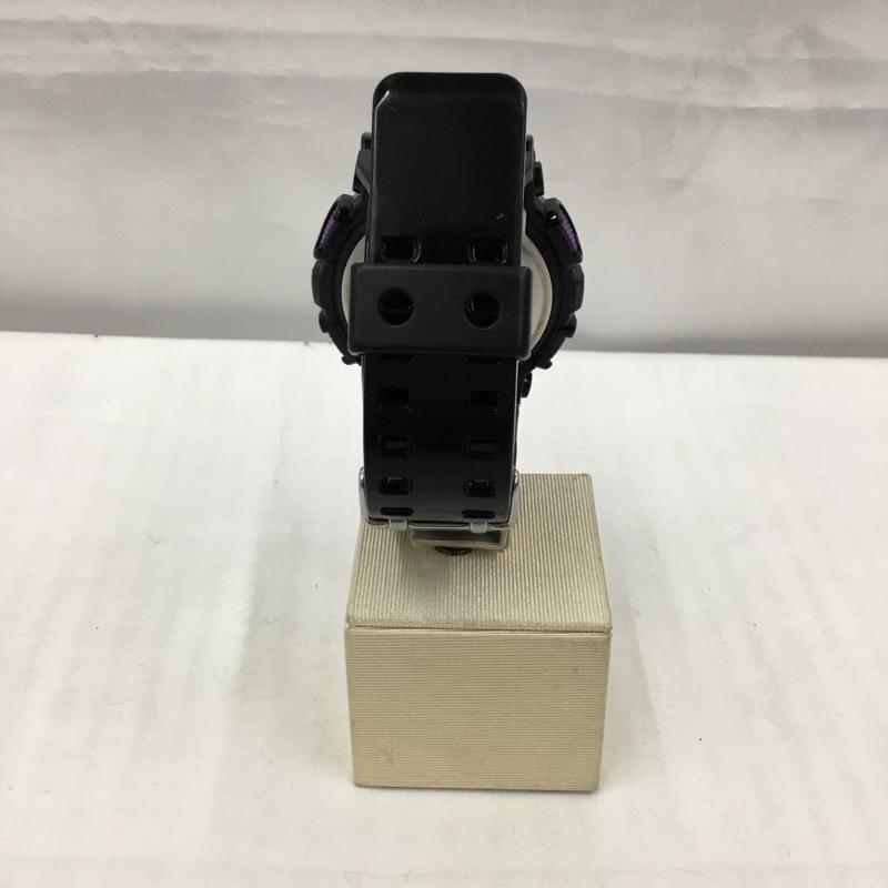 ジーショック G-SHOCK 腕時計 アナログ(クォーツ式) GA-110HC Hyper Colors ロゴ、文字 黒 / ブラック / X 紫 / パープル / X 青 / ブルー / メンズ USED 古着 中古 10105302