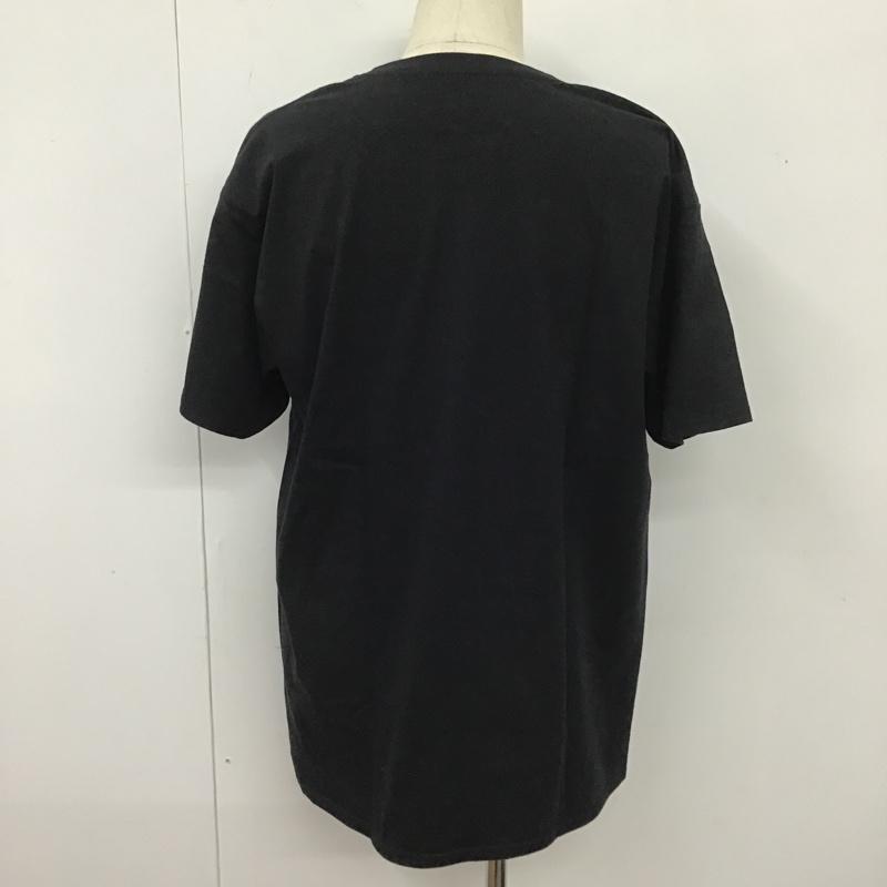 ギルダン GILDAN Tシャツ 半袖 半袖カットソー プリントTシャツ クルーネックカットソー XXL プリント 黒 / ブラック / メンズ USED 古着 中古 10105311