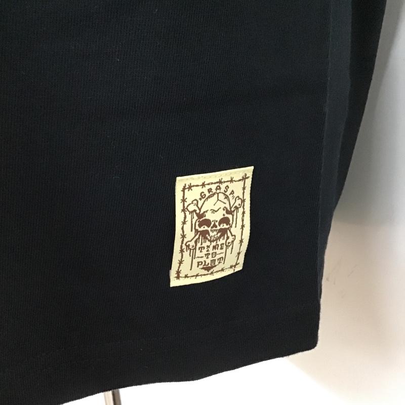 古着 USED Tシャツ 半袖 半袖カットソー プリントTシャツ クルーネックカットソー XL プリント 黒 / ブラック / メンズ USED 古着 中古 10105312