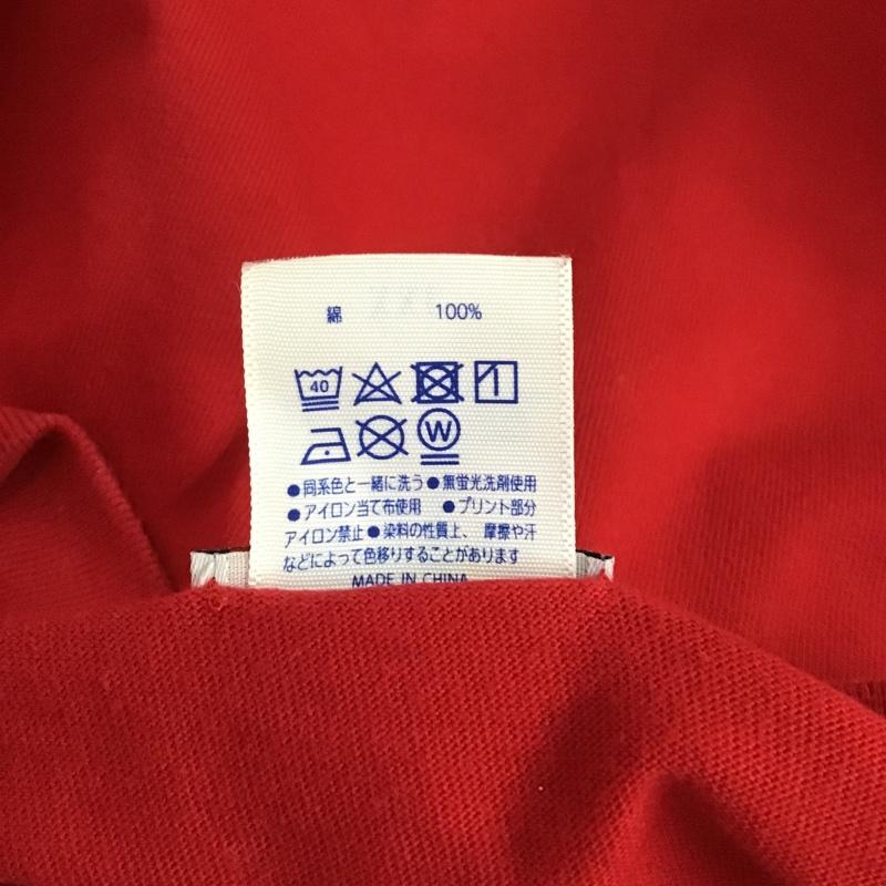 古着 USED Tシャツ 半袖 半袖カットソー プリントTシャツ クルーネックカットソー XXL プリント 赤 / レッド / メンズ USED 古着 中古 10105313