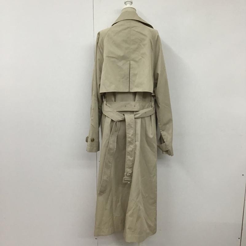 ニコアンド niko and... コート コート一般 ロングコート トレンチコート アウター カラージャケット L 無地 ベージュ / ベージュ / レディース USED 古着 中古 10105336