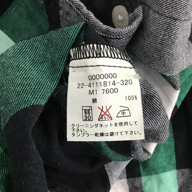 トミーガール tommy girl シャツ、ブラウス 長袖 長袖シャツ チェックシャツ カラーシャツ カジュアルシャツ S ロゴ、文字 X チェック 白 / ホワイト / X 黒 / ブラック / X 緑 / グリーン / レディース USED 古着 中古 10105337