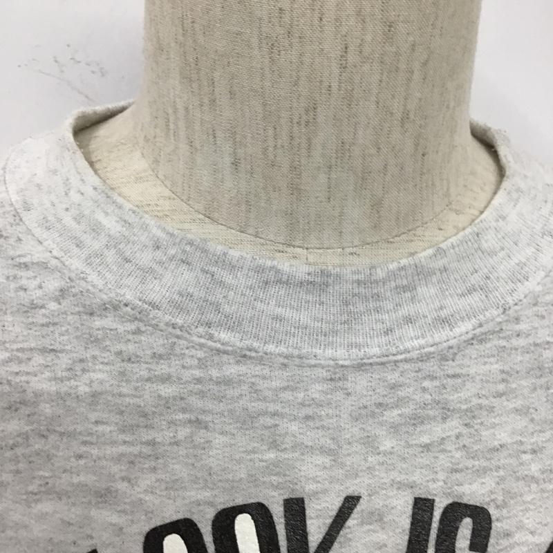 ヘインズ HANES トレーナー 長袖 スウェット トレーナー L プリント 灰 / グレー / メンズ USED 古着 中古 10105343