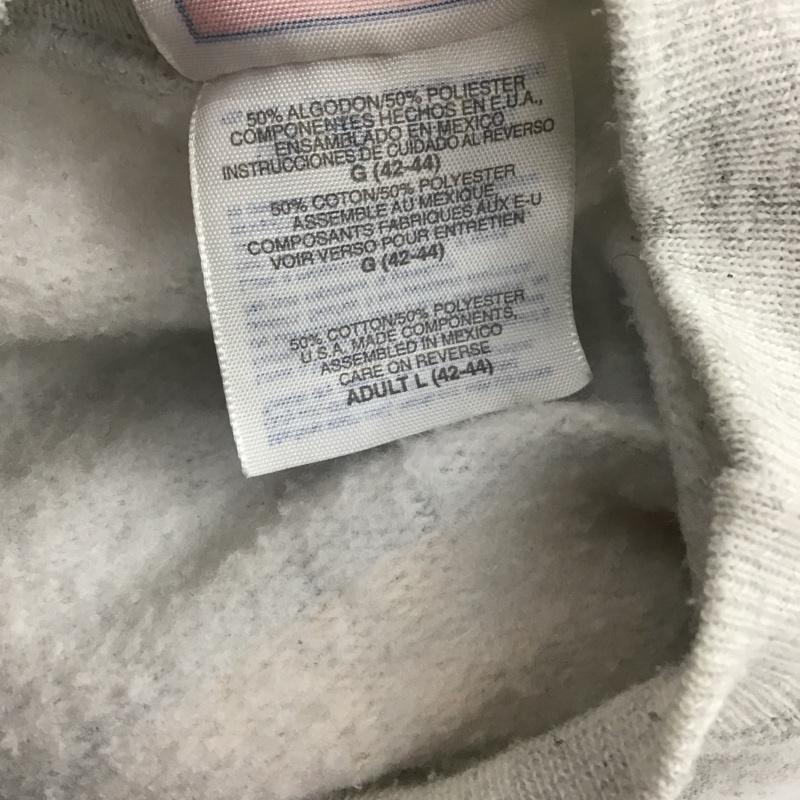 ヘインズ HANES トレーナー 長袖 スウェット トレーナー L プリント 灰 / グレー / メンズ USED 古着 中古 10105343