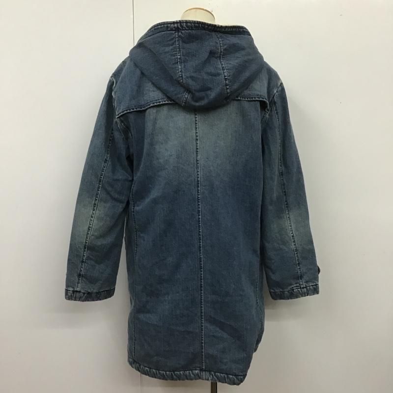 アイテムズ アーバンリサーチ ITEMS URBAN RESEARCH コート コート一般 デニムジャケット 内ボア ダッフルコート 40 無地 インディゴ / インディゴ / メンズ USED 古着 中古 10105349