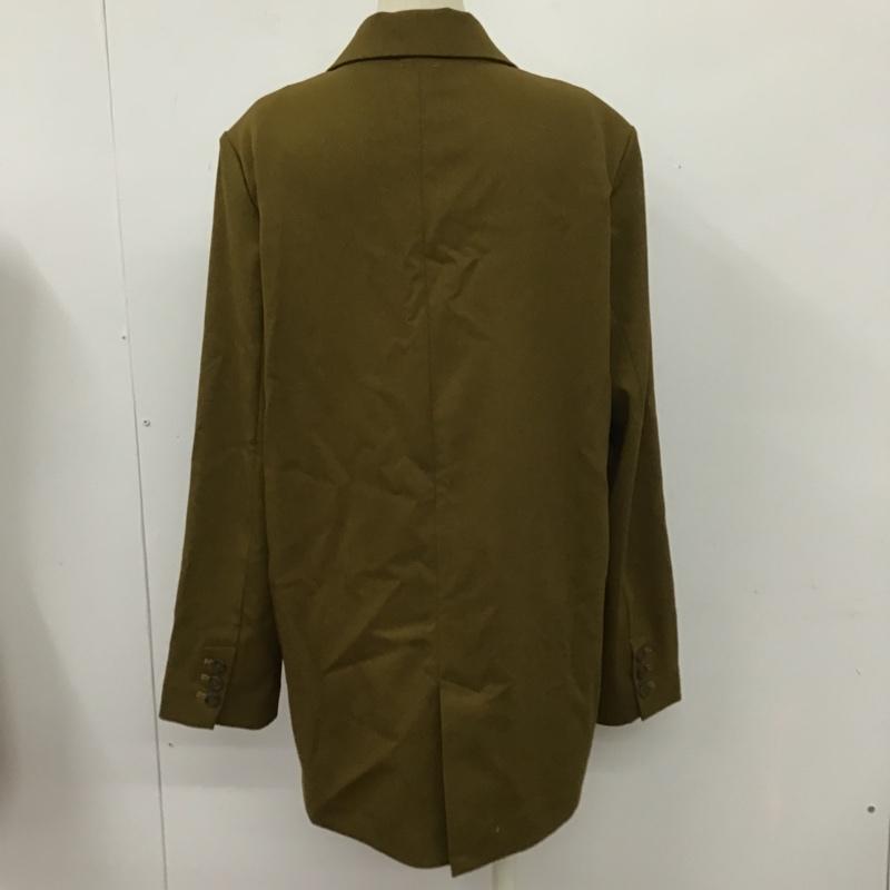 ジーナシス JEANASIS ジャケット、上着 ジャケット、ブレザー カジュアル FREE 無地 カーキ / カーキ / レディース USED 古着 中古 10105355