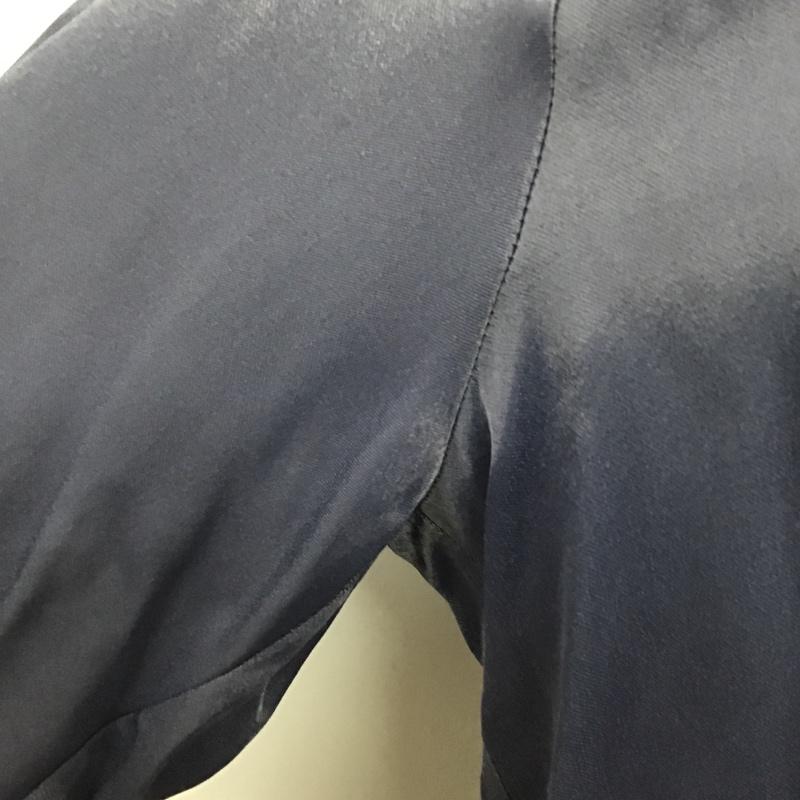 ザラ ZARA シャツ、ブラウス 長袖 長袖シャツ カラーシャツ カジュアルシャツ 長袖カットソー XS 無地 紺 / ネイビー / レディース USED 古着 中古 10105357