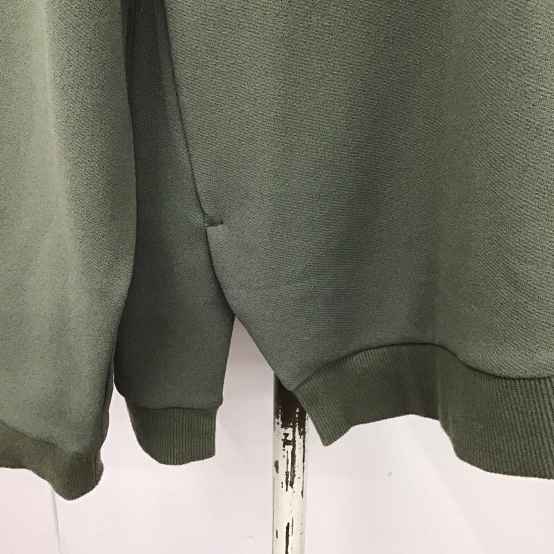 ニコアンド niko and... Tシャツ 長袖 M 無地 カーキ / カーキ / レディース USED 古着 中古 10105360