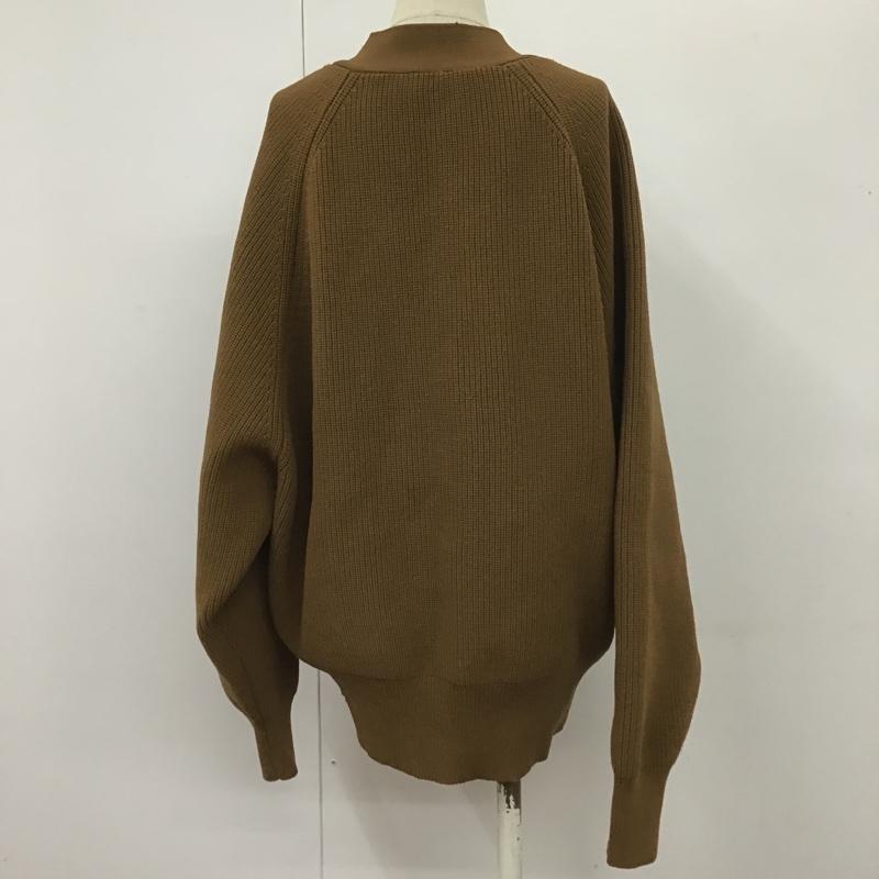 リエディ Re:EDIT カーディガン 長袖 ニット M 無地 茶 / ブラウン / レディース USED 古着 中古 10105364