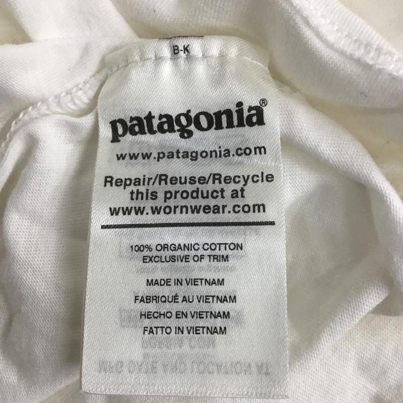 パタゴニア patagonia Tシャツ 半袖 S プリント 白 / ホワイト / メンズ USED 古着 中古 10105365