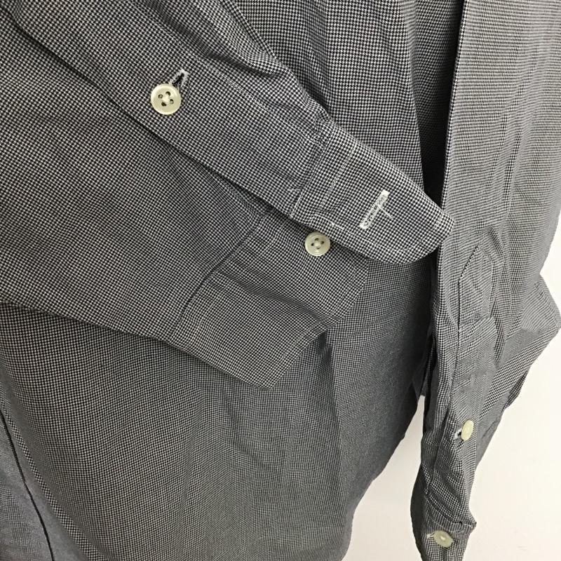 ラルフローレン RALPHLAUREN シャツ、ブラウス 長袖 長袖シャツ カラーシャツ チェックシャツ長袖カットソー XL ロゴ、文字 紺 / ネイビー / メンズ USED 古着 中古 10105375