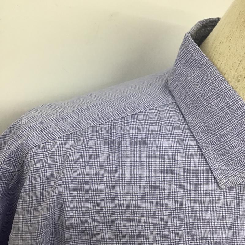 ポロラルフローレン POLO RALPH LAUREN シャツ、ブラウス 長袖 長袖シャツ チェックシャツ カラーシャツ 長袖カットソー チェック 水色 / ライトブルー / メンズ USED 古着 中古 10105376