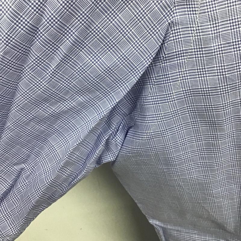 ポロラルフローレン POLO RALPH LAUREN シャツ、ブラウス 長袖 長袖シャツ チェックシャツ カラーシャツ 長袖カットソー チェック 水色 / ライトブルー / メンズ USED 古着 中古 10105376